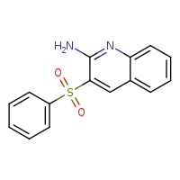 3-(benzenesulfonyl)quinolin-2-amine