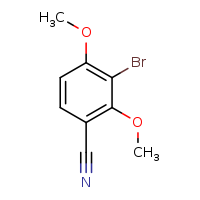3-bromo-2,4-dimethoxybenzonitrile