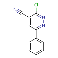 3-chloro-6-phenylpyridazine-4-carbonitrile