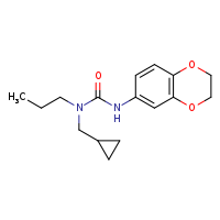 3-(cyclopropylmethyl)-1-(2,3-dihydro-1,4-benzodioxin-6-yl)-3-propylurea