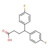 4,4-bis(4-fluorophenyl)butanoic acid