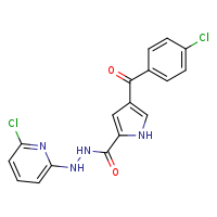 4-(4-chlorobenzoyl)-N'-(6-chloropyridin-2-yl)-1H-pyrrole-2-carbohydrazide