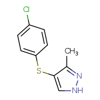 4-[(4-chlorophenyl)sulfanyl]-3-methyl-1H-pyrazole