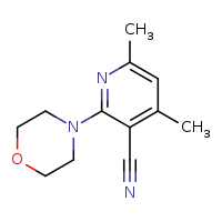 4,6-dimethyl-2-(morpholin-4-yl)pyridine-3-carbonitrile