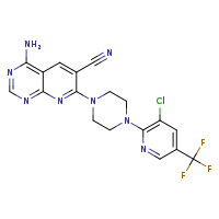4-amino-7-{4-[3-chloro-5-(trifluoromethyl)pyridin-2-yl]piperazin-1-yl}pyrido[2,3-d]pyrimidine-6-carbonitrile