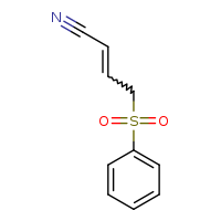 4-(benzenesulfonyl)but-2-enenitrile