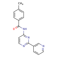 4-methyl-N-[2-(pyridin-3-yl)pyrimidin-4-yl]benzamide