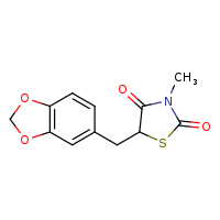 5-(2H-1,3-benzodioxol-5-ylmethyl)-3-methyl-1,3-thiazolidine-2,4-dione