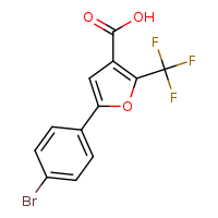 5-(4-bromophenyl)-2-(trifluoromethyl)furan-3-carboxylic acid