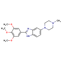 5-(4-methylpiperazin-1-yl)-2-(3,4,5-trimethoxyphenyl)-1H-1,3-benzodiazole