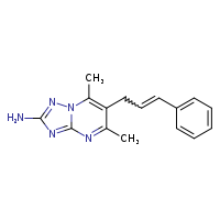 5,7-dimethyl-6-(3-phenylprop-2-en-1-yl)-[1,2,4]triazolo[1,5-a]pyrimidin-2-amine