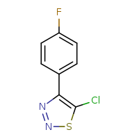 5-chloro-4-(4-fluorophenyl)-1,2,3-thiadiazole