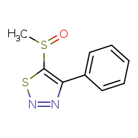 5-methanesulfinyl-4-phenyl-1,2,3-thiadiazole