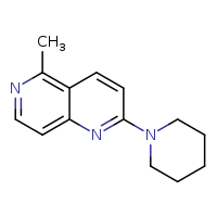 5-methyl-2-(piperidin-1-yl)-1,6-naphthyridine