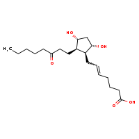 (5Z)-7-[(1S,2R,3R,5S)-3,5-dihydroxy-2-(3-oxooctyl)cyclopentyl]hept-5-enoic acid