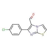 6-(4-chlorophenyl)imidazo[2,1-b][1,3]thiazole-5-carbaldehyde