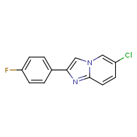 6-chloro-2-(4-fluorophenyl)imidazo[1,2-a]pyridine