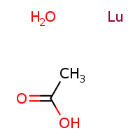 acetic acid hydrate lutetium