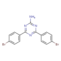 bis(4-bromophenyl)-1,3,5-triazin-2-amine