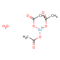bis(acetyloxy)scandiotris(ylium) acetate hydrate