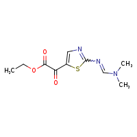 ethyl 2-(2-{[(dimethylamino)methylidene]amino}-1,3-thiazol-5-yl)-2-oxoacetate