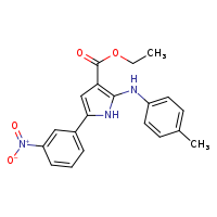 ethyl 2-[(4-methylphenyl)amino]-5-(3-nitrophenyl)-1H-pyrrole-3-carboxylate