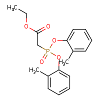ethyl 2-[bis(2-methylphenoxy)phosphoryl]acetate
