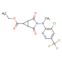 ethyl 3-{[3-chloro-5-(trifluoromethyl)pyridin-2-yl](methyl)amino}-2,4-dioxo-3-azabicyclo[3.1.0]hexane-6-carboxylate