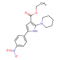 ethyl 5-(4-nitrophenyl)-2-(piperidin-1-yl)-1H-pyrrole-3-carboxylate