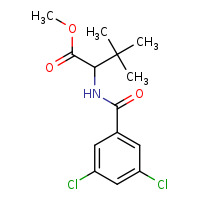 methyl 2-[(3,5-dichlorophenyl)formamido]-3,3-dimethylbutanoate