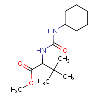 methyl 2-[(cyclohexylcarbamoyl)amino]-3,3-dimethylbutanoate