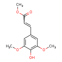 methyl 3-(4-hydroxy-3,5-dimethoxyphenyl)prop-2-enoate