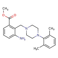 methyl 3-amino-2-{[4-(2,6-dimethylphenyl)piperazin-1-yl]methyl}benzoate