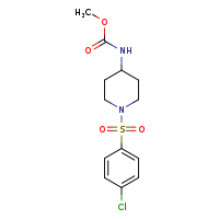 methyl N-[1-(4-chlorobenzenesulfonyl)piperidin-4-yl]carbamate