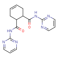 N1,N2-bis(pyrimidin-2-yl)cyclohex-4-ene-1,2-dicarboxamide
