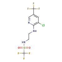 N-(2-{[3-chloro-5-(trifluoromethyl)pyridin-2-yl]amino}ethyl)-1,1,1-trifluoromethanesulfonamide