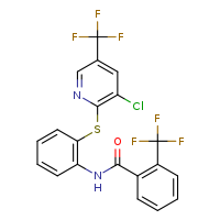 N-(2-{[3-chloro-5-(trifluoromethyl)pyridin-2-yl]sulfanyl}phenyl)-2-(trifluoromethyl)benzamide