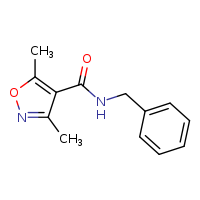 N-benzyl-3,5-dimethyl-1,2-oxazole-4-carboxamide