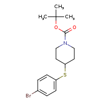tert-butyl 4-[(4-bromophenyl)sulfanyl]piperidine-1-carboxylate
