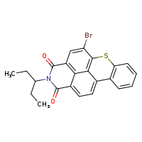 10-bromo-14-(pentan-3-yl)-8-thia-14-azapentacyclo[10.6.2.0²,?.0?,¹?.0¹?,²?]icosa-1(18),2(7),3,5,9(19),10,12(20),16-octaene-13,15-dione