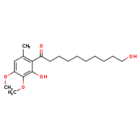 10-hydroxy-1-(2-hydroxy-3,4-dimethoxy-6-methylphenyl)decan-1-one