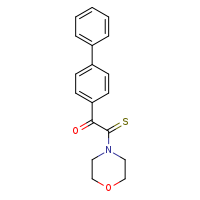1-{[1,1'-biphenyl]-4-yl}-2-(morpholin-4-yl)-2-sulfanylideneethanone