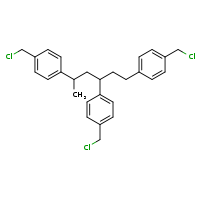 1-{1,5-bis[4-(chloromethyl)phenyl]hexan-3-yl}-4-(chloromethyl)benzene
