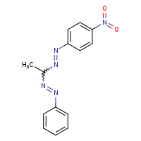 {1-[(1E)-2-(4-nitrophenyl)diazen-1-yl]ethyl}(phenyl)diazene