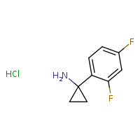 1-(2,4-difluorophenyl)cyclopropan-1-amine hydrochloride