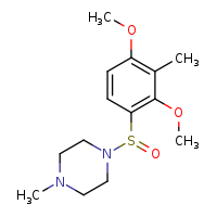1-(2,4-dimethoxy-3-methylbenzenesulfinyl)-4-methylpiperazine