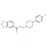1-(2H-1,3-benzodioxol-5-yl)-3-[4-(4-fluorophenyl)piperazin-1-yl]propan-1-one