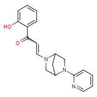 1-(2-hydroxyphenyl)-3-[5-(pyridin-2-yl)-2,5-diazabicyclo[2.2.1]heptan-2-yl]prop-2-en-1-one