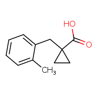 1-[(2-methylphenyl)methyl]cyclopropane-1-carboxylic acid