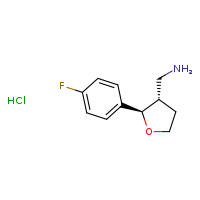 1-[(2R,3S)-2-(4-fluorophenyl)oxolan-3-yl]methanamine hydrochloride